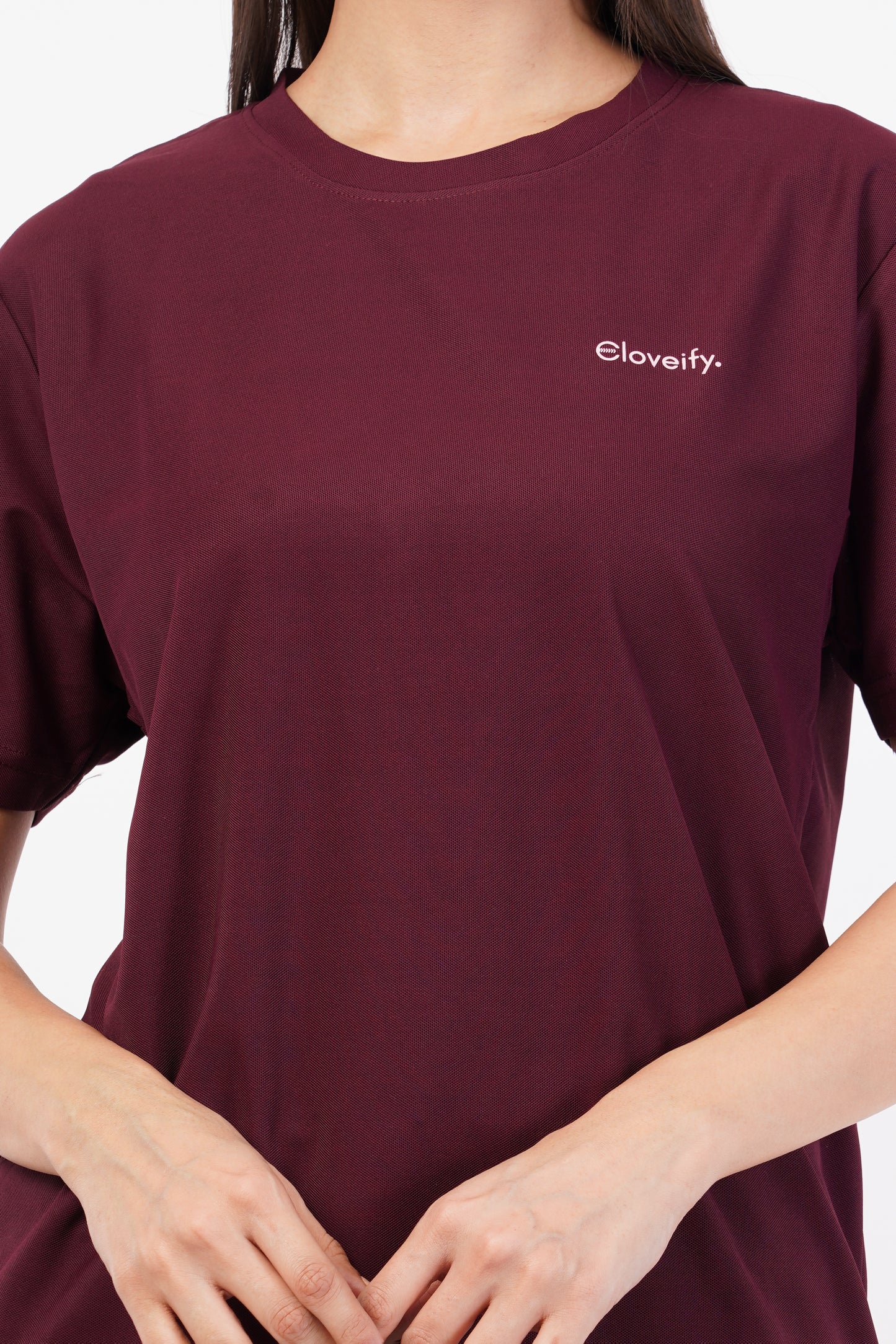 Unisex Maroon Gym T-Shirt