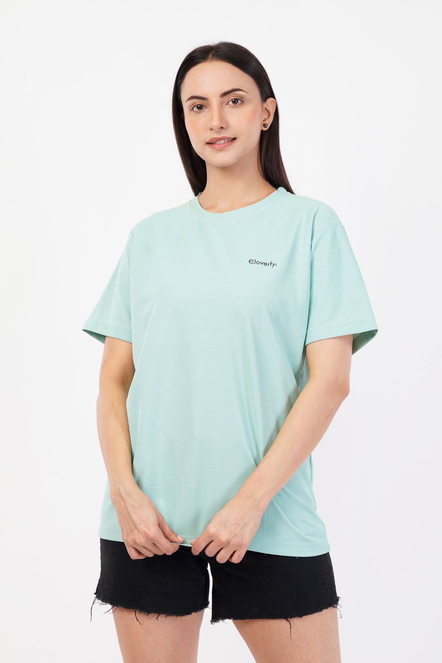 Unisex Sea Green Gym T-Shirt
