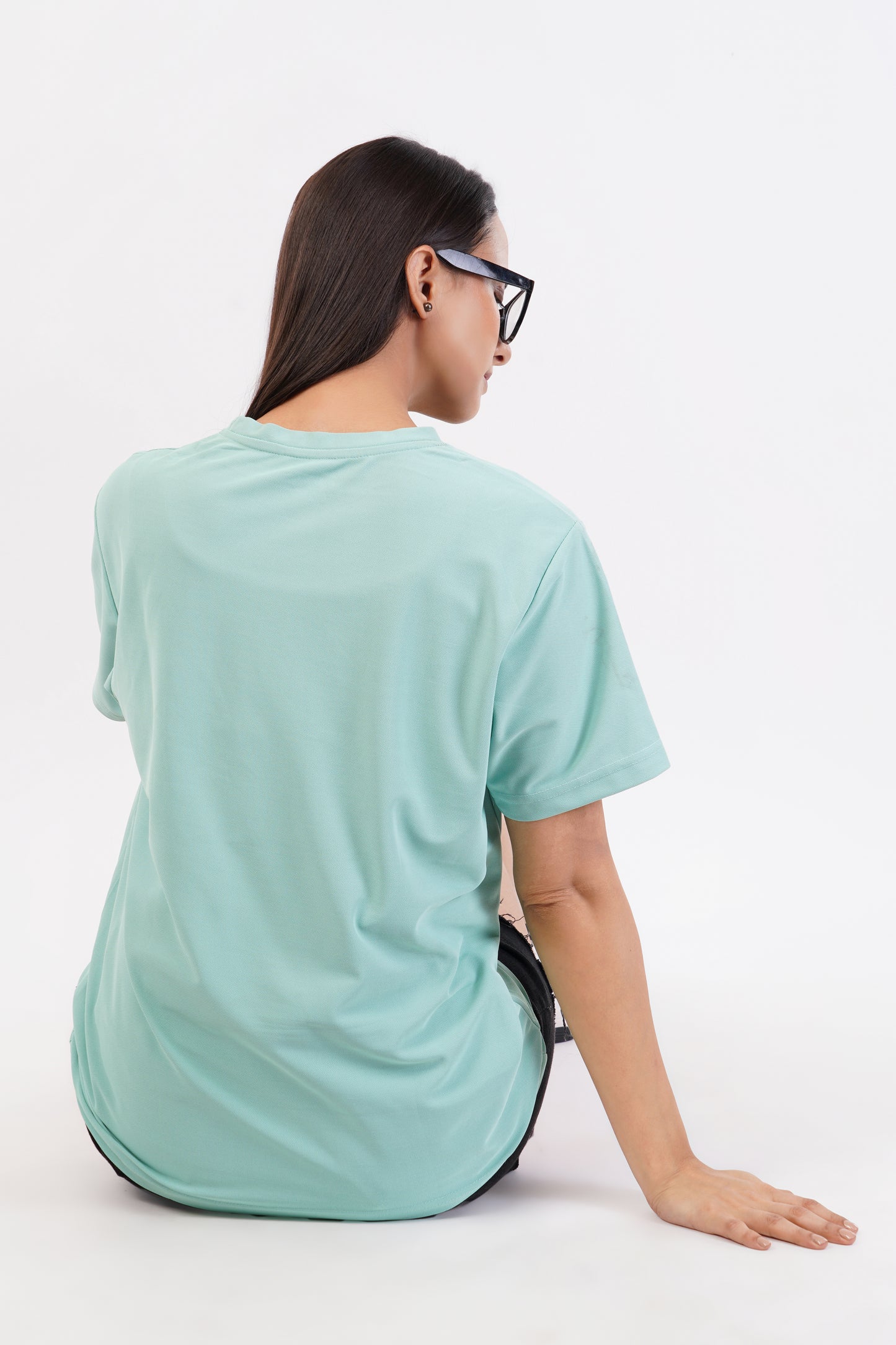 Unisex Sea Green Gym T-Shirt