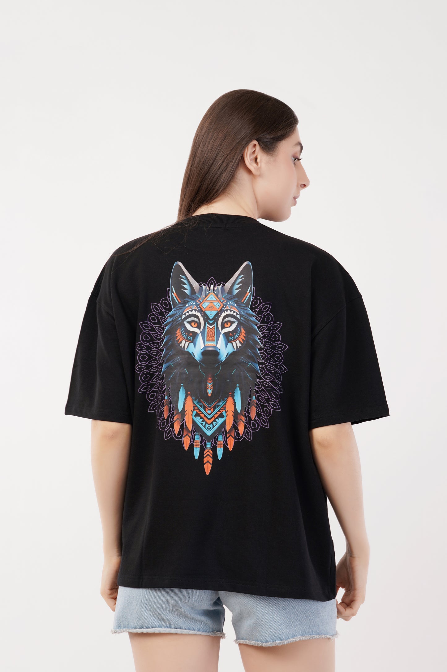 Unisex "Deadly" Black Oversized T-Shirt