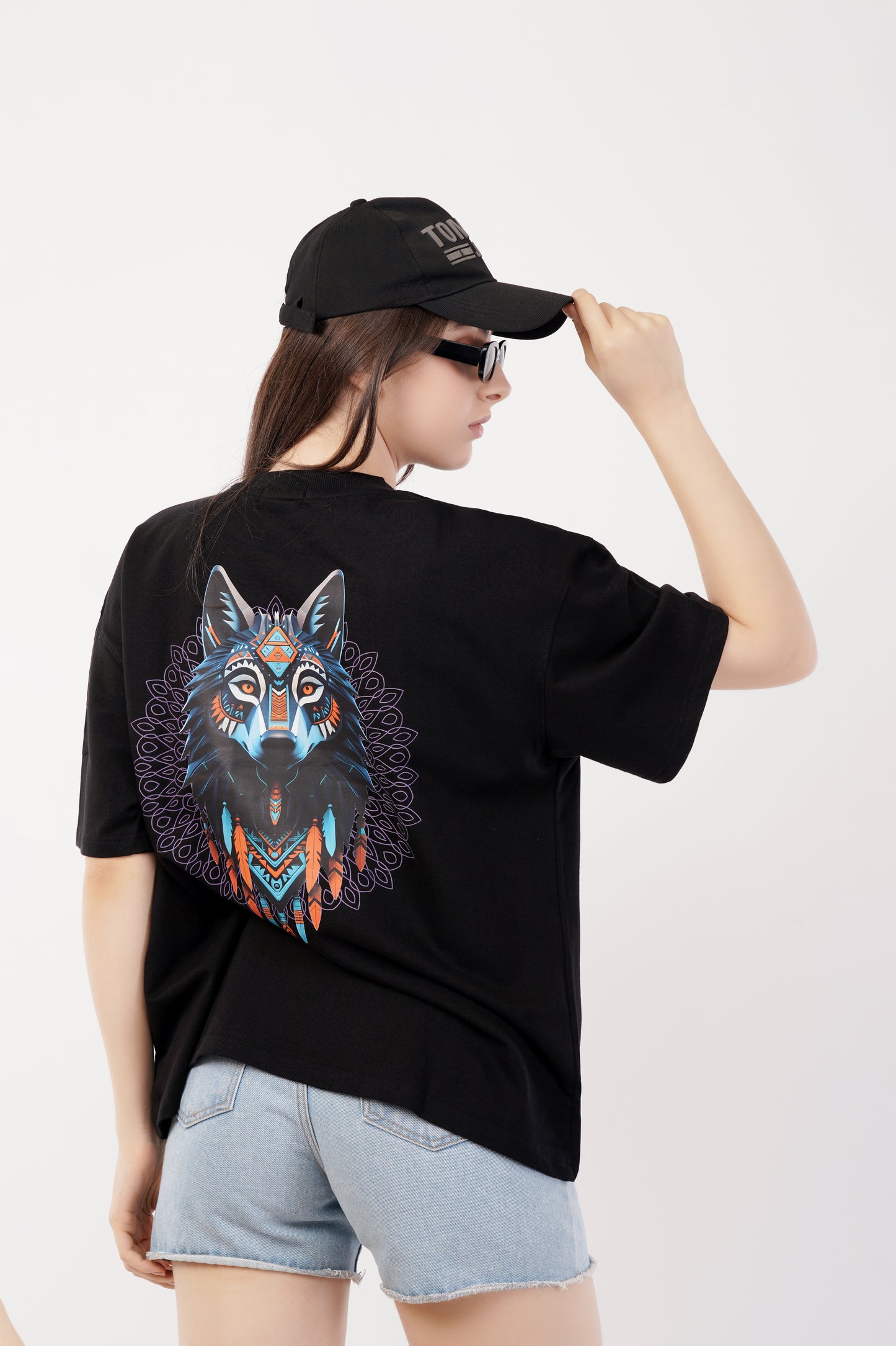Unisex "Deadly" Black Oversized T-Shirt