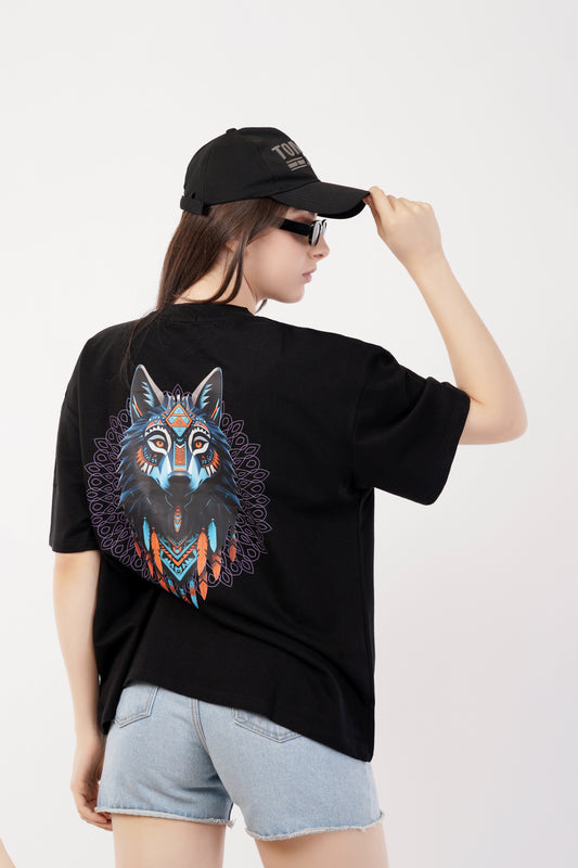 Unisex "Deadly" Black Oversized T-Shirt