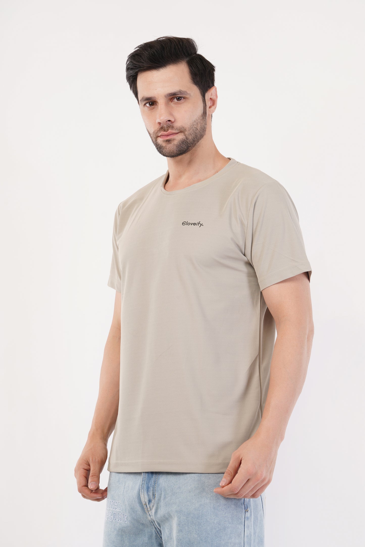 Unisex Grey Milange Gym T-Shirt