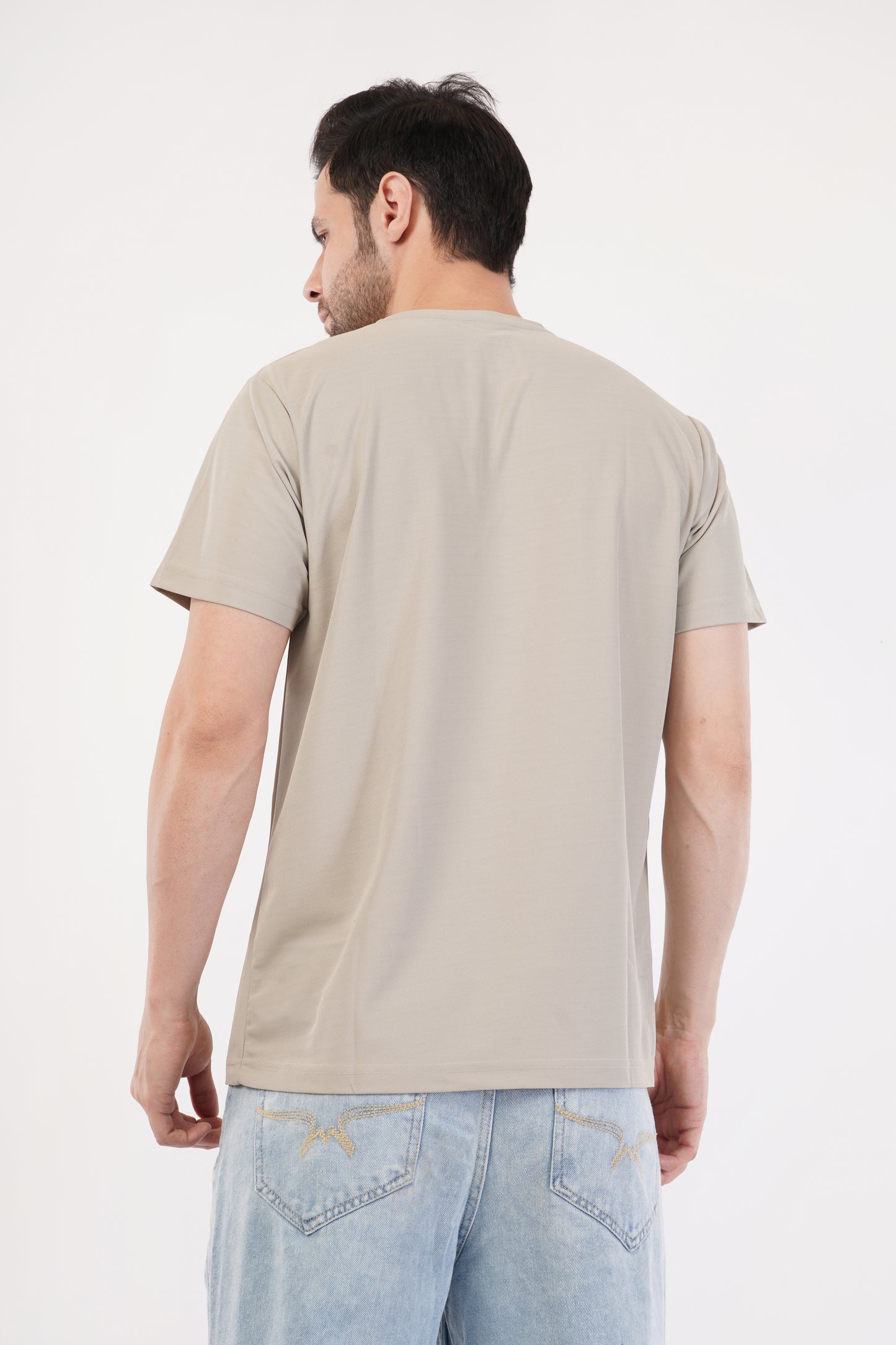 Unisex Grey Milange Gym T-Shirt