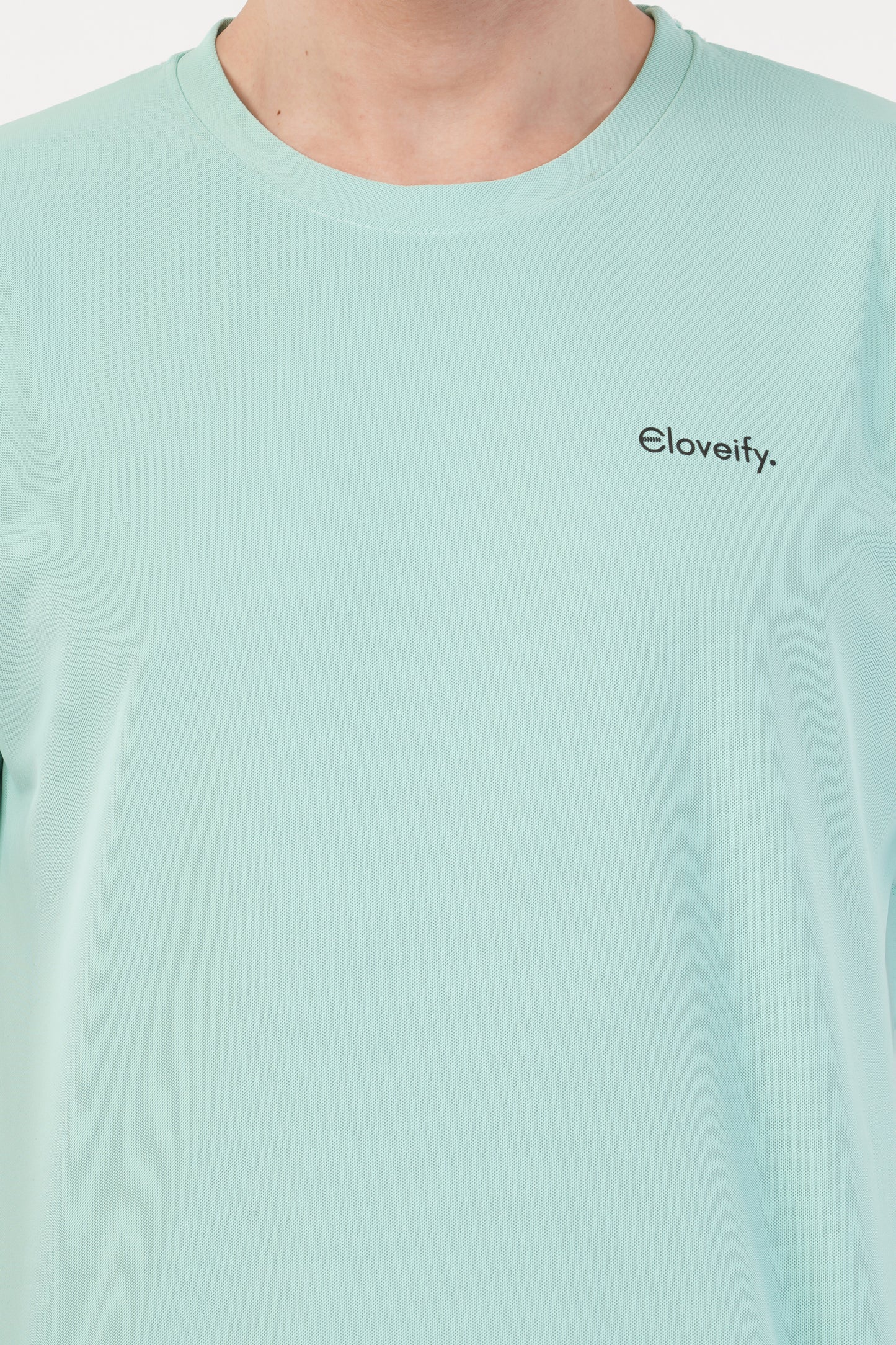 Unisex Sea Green Gym T-Shirt
