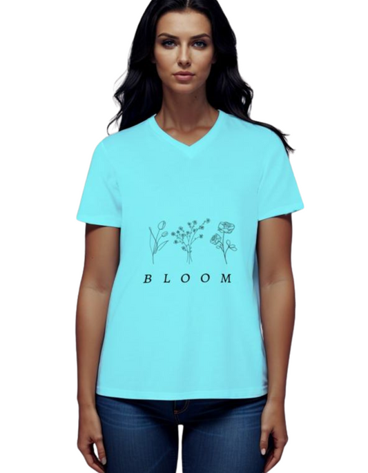 Gym T-Shirt "Bloom" - Women