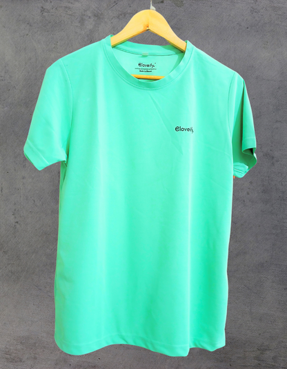 Unisex Sea Green Gym T-Shirt