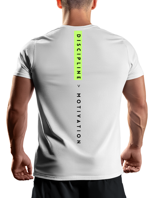 Gym T-Shirt "Discipline > Motivation" - Men