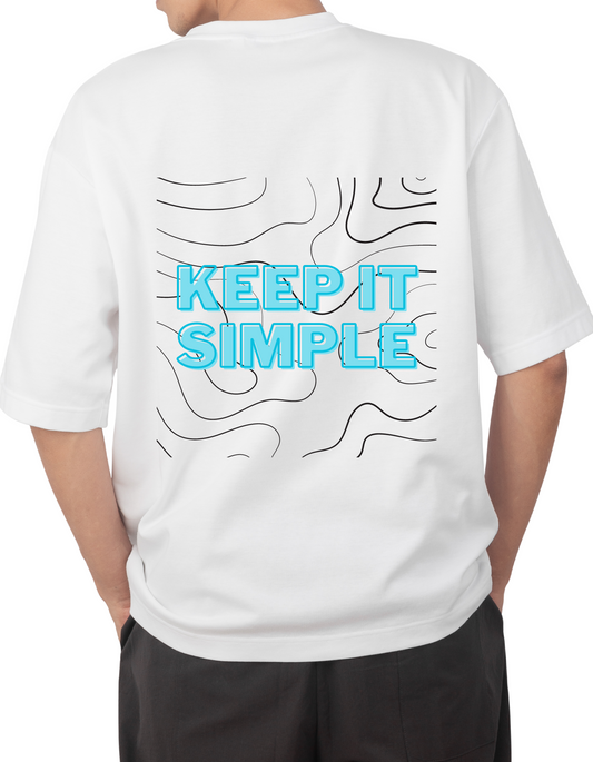 Oversized T-Shirt "Keep it Simple" - Unisex