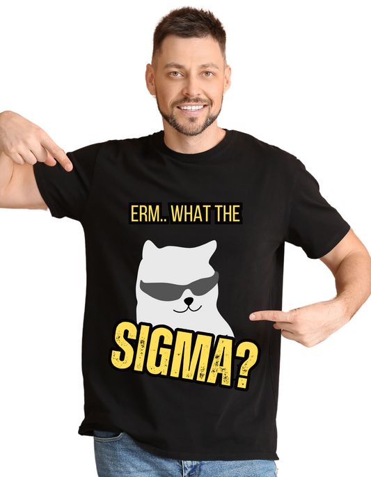 Oversized T-Shirt "Erm... What The Sigma?" - Unisex